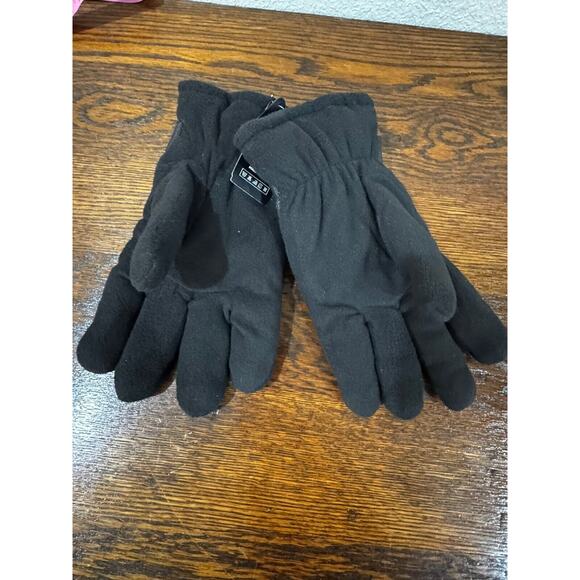 DF Sport Black Fleece Men's Gloves Size Medium/M - Picture 2 of 5